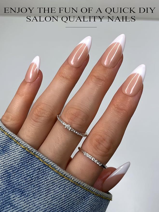 EBANKU 52Pcs Semi-Cured Gel Nail Strips Toes, Terra Cotta Deep French Gel Nail Strips for Toes, Long-Lasting French Manicure Stickers Salon Nails at Home Requires UV Light with Nail File&Stick