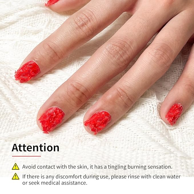 2 Bottles of 10ml Nail Gel Quick Remover, Professional Nail Gel Remover, Removes Quickly and Easily in 3-5 Minutes, No Need to Soak or Wrap the Gel Remover