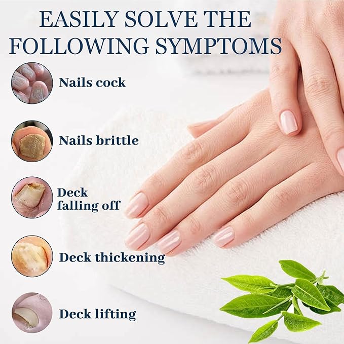 Nail Strengthener Spray for Stronger Nails | Quick-Dry Moisturizer with Lavender & Tea Tree Oils | Non-Greasy Formula to Prevent Brittleness | Unisex Care for Hands & Feet - 1 Fl Oz (1)