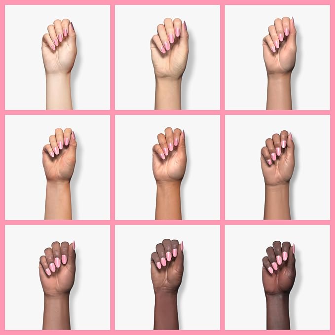 Imtiti pink Gel Nail Polish, 1 Pcs 0.5 fl oz Bright pink gel nail polish Color Soak Off Gel Polish Nail Art Manicure Salon DIY Nail Lamp Gel Nail Design Christmas Decoration