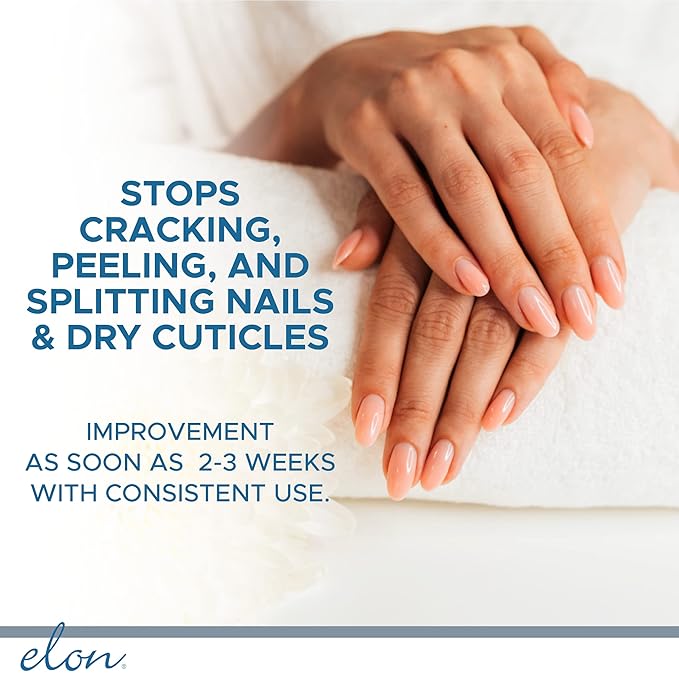 Elon Lanolin-Rich Nail Conditioner – Strengthens Nails, Protects Cuticles, Dermatologist-Recommended for Brittle & Damaged Nails (10g Tube)