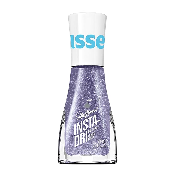 Sally Hansen Insta-Dri Hershey Kisses Nail Polish | Quick Dry, Long Lasting, Streak-Free Shine | Opaque, Shimmery | 731 HUGS & KISSES | Soft Orchid Purple Nail Color