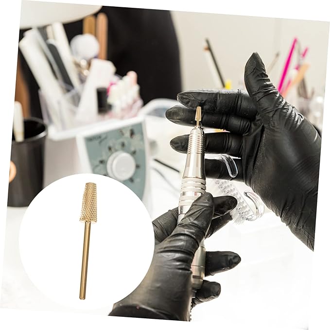 minkissy Nail Art Grinding Bit for Precision Manicure Multi-purpose Tungsten Polishing Head for Nails and More for Salon and Diy Use