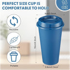 Honeydak 45 Pack 16 oz Reusable Coffee Cups - Image 4