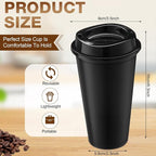 Honeydak 45 Pack 16 oz Reusable Coffee Cups - Image 3