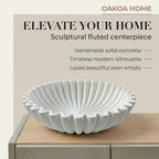 OAKOA White Decorative Bowl - Image 3
