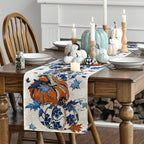 Artoid Mode 210 GSM Fall Table Runner 13x36 Inch Home Party Decor | Pumpkins - Image 3