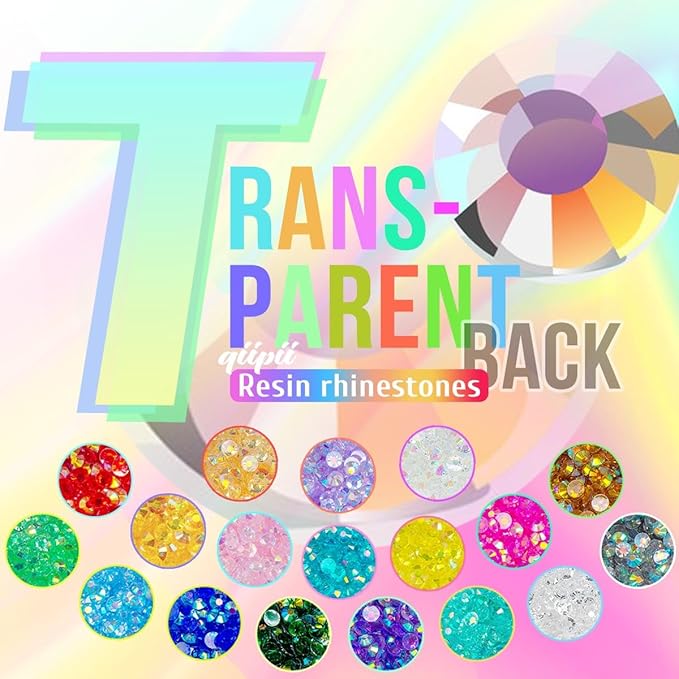 3 Color Yellow AB Jelly Resin Rhinestones Bulk 3mm 4mm 5mm 6mm Flatback Stones for Crafting Golden AB No-Hotfix Gems Diamonds Charms for Nails Eyes Face Makeup DIY Crafts Tumblers Bottles Shoes