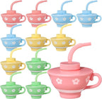 Zhehao 12 Pieces Plastic Kids Party Tea Cups by Zhehao