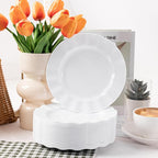 72 Pack White Plastic Plates, Thanksgiving - Image 3