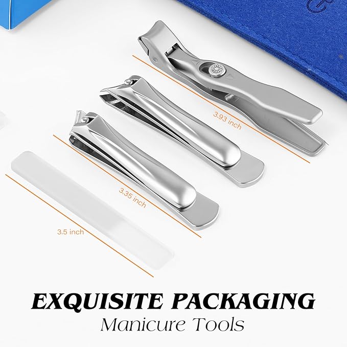 Toenail Clippers for Seniors, Upgraded Professional Long Handled Ingrown Thick Toe Nail Clippers with Wide Jaw for Men, Ultra-Sharp Slanted Nail Cutter Fingernail Clipper Nail Tools for Women