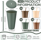 Skylety 24 Pcs Woodland Plastic Cups - Image 2
