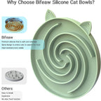 Bifeaw Slow Feeder Cat Bowl - Image 2