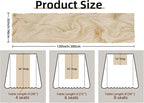 Beige Cheesecloth Table Runner Gauze Rustic Boho Party Decoration | 35x120 - Image 2