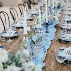 10 Pack Cheesecloth Table Runner 10FT Boho Gauze Rustic Fabric Table Runner - Image 6