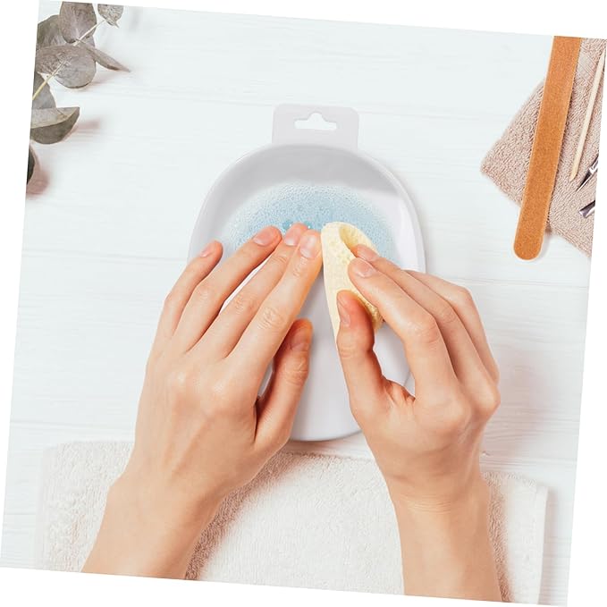 1pc Single-layer Nail Soaking Bowl for Manicure Care Nail Removal Bowl Suitable for Home and Salon Rectangular Design for Soaking Fingers and Softening Cuticles