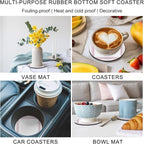 Modern Minimalist Styles Coasters Set of 6, Absorbent Coasters - Image 6