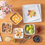 vancasso Soho Dinnerware Sets 12 Pieces, Dinner Plate, Dessert Plate, Bowls - Image 7
