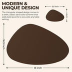 Faux Leather Placemats and Coasters - Image 2