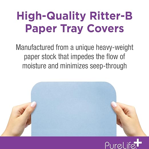 Disposable Tray Liners, Sanitary Covers for Size B Dental, Surgical, Medical Tray, Tattoo Table Station, Aesthetician Supplies, Single Use Paper Sheets 8.5" x 12.25", 1000 Pack (Pink)