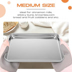Zopeal 12 Pcs Metal Serving Trays - Image 3