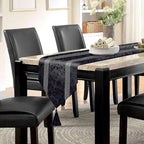 Elegant Sequin Rhinestone Black Table Runner, Ombre Velvet, Modern Style - Image 6