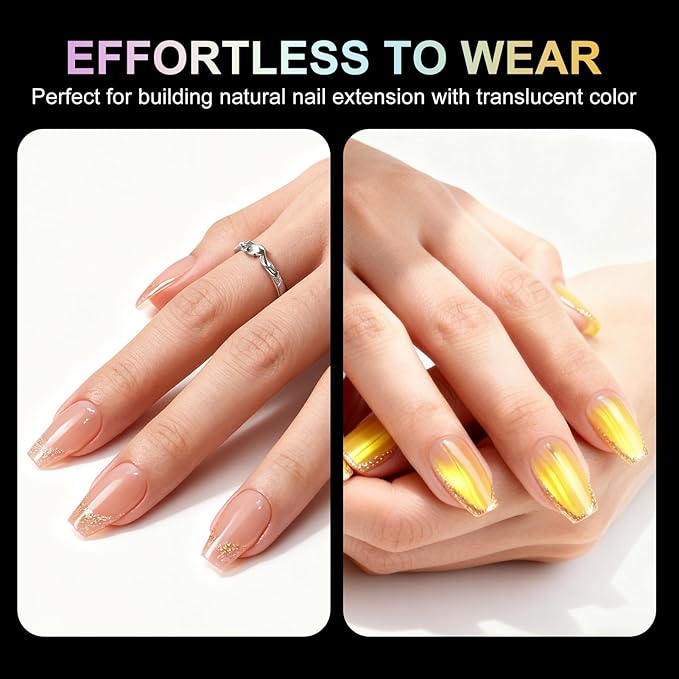 Coffin Nail Tips Medium Coffin Soft Gel Nail Tips 240Pcs Acrylic Full Cover Pre-Shape Nails Tips Half Matte Clear Nails for Nail Extension Manicure Home DIY Salon 12 Sizes Gelly False Nails