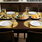 Placemats Set of 6, 11.8 x 17 Inch, Waterproof Wipeable Reversible PU Placemat - Image 8