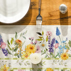 Artoid Mode Bloom Flowers Tulip Spring Table Runner, Seasonal Easter Holiday - Image 7