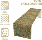 William Morris Tree of Life Table Runner Vintage Flowers Table Runner - Image 4