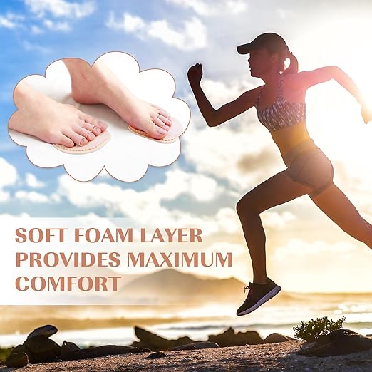 BBTO 4 Pcs Toe Splint Hammer Toe Straightener Hammer Toe Corrector with 3 Holes Toe Hammer Toe Support for Women Men Toes Claw Toes Metatarsal Support Corrector Wrap