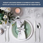 Silverware Set for 8, 40-Piece Flatware Set Include Spoons And Forks Set - Image 6