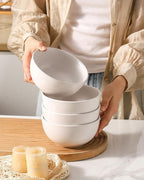 Cereal Bowls Set of 4, 24 oz Bowls - Image 7