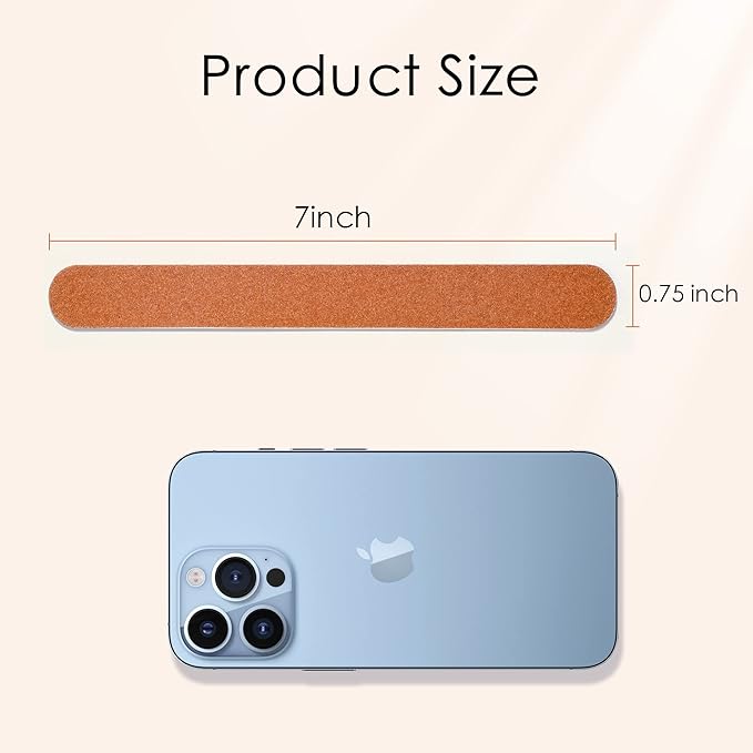 Canvalite Nail File Large Emery Boards for Nails,180 Grit Nail Files for Natural Nails, Thin Emory Nail File Pack Manicure Tool for Home Use 12PCS