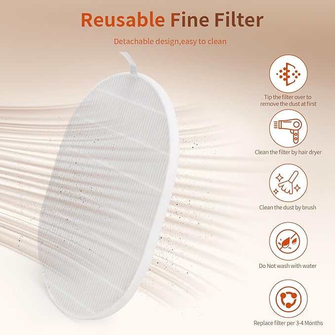 Nail Dust Collector for Nail Tech,Compact Vacuum Cleaner Turbo Fan Quiet & Powerful Suction Filing Debris Extractor for Acrylic Nail Polishing,Reusable Filter,Must Have Nails Art Tools & Accessories