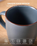famiware Mercury Coffee Mugs 13 oz, Coffee Mugs Set of 8 - Image 4