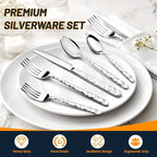 NICE KITCHEN 60 Piece Silverware Set - Image 3