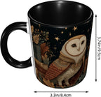 Yrebyou Owl Coffee Mug 11oz Ceramic Cup - Image 2