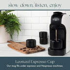 Folk Ceramics Leonard Ceramic Espresso Cups, Matte Black - Image 6