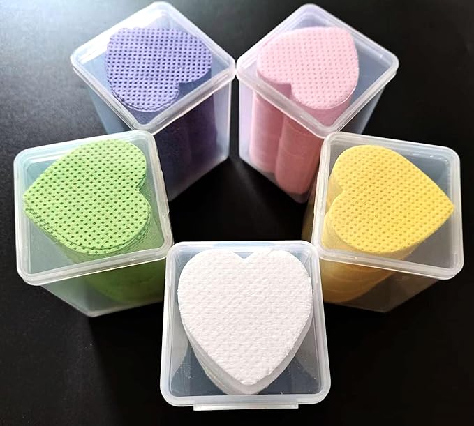 Lint Free Nail Wipes, 1000 PCS Nail Wipes Eyelash Extension Glue Wipes,Nail Polish Remover Wipes Lint Free,Non-Woven Super Absorbent Soft Lash Glue Wipes for Lash Extension Supplies,Colorful