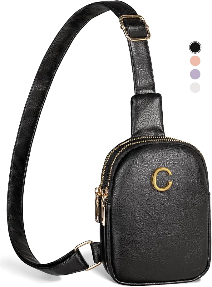 Teacher Appreciation Gifts, Personalized Sling Bag for Women Girls, Mini Letter Bag, Lightweight Crossbody Purses, Teacher Thank You Gifts Ideas from Student, Trendy Stuff Travel Essentials