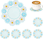 Conisy Flower Coasters for Drinks by conisy