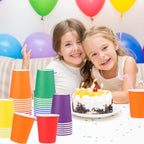 120-Pack 9 oz Rainbow paper cups, Disposable Colorful Paper Cups, Suitable - Image 4