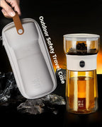 ZENS Modern Glass Infuser Pot, One Touch Tea Maker - Image 8