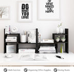 Jerry & Maggie Adjustable Rotatable Wood Desktop Display Shelf Black | Wooden - Image 8