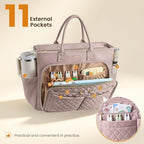 LOVEVOOK Tote Bag for Women, Teacher Nurse Work Laptop Bag, Quilted Bible - Image 4