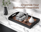 Wooden Set of 2 Serving Trays - Image 3