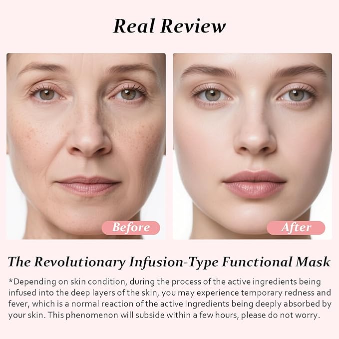 Collagen Night Wrapping Mask, Bio-Collagen Face Masks - Deep Hydrating Overnight Face Mask, Korean Skincare, 4 PCS Facial Treatments & Masks for Women - Firming & Moisturizing