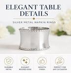 Durable Metal Iron Napkin Rings - Image 5