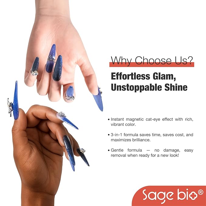 Multifunctional Cat Eye Gel Nail Polish, No Base or Top Coat Required, 15ml, Lasts Up to 4 Weeks, UV/LED Cured, Easy Application, R66